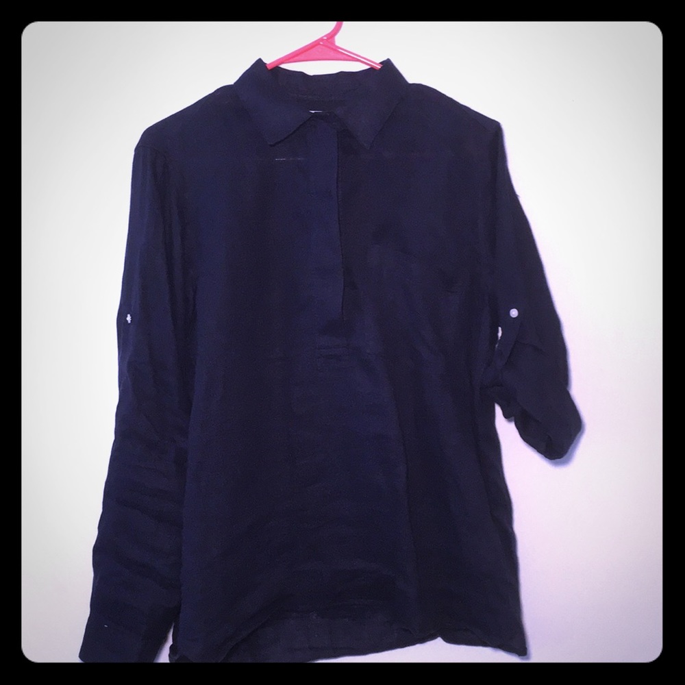 Tunic, longsleeve and 3/4 sleeve. 100% linen.